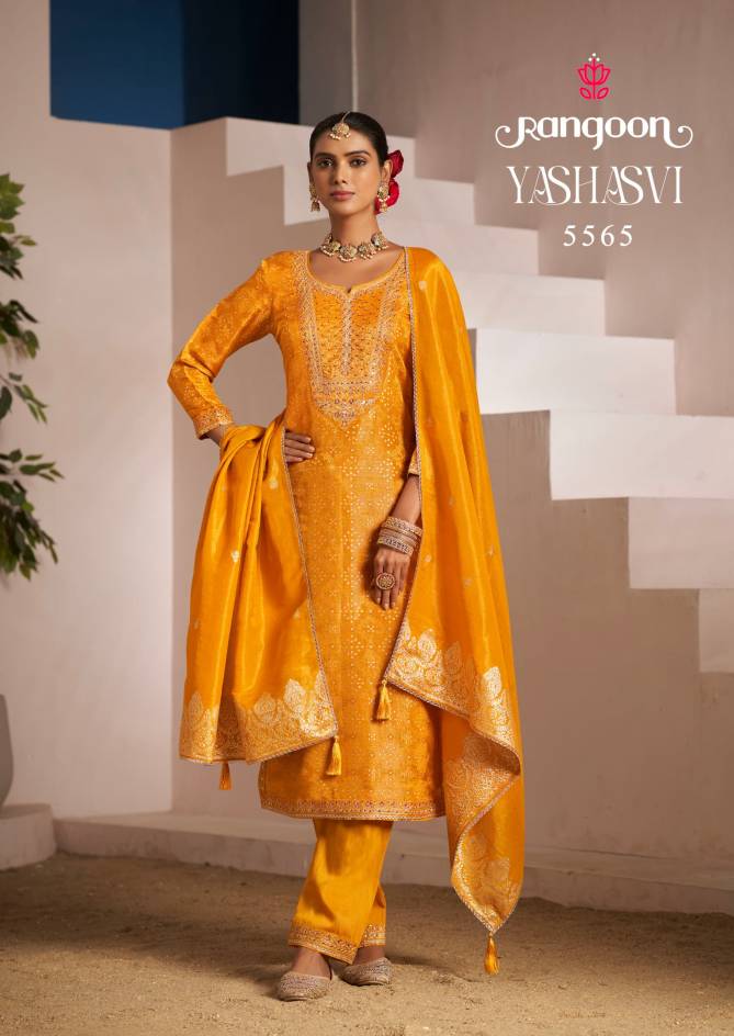 Yashasvi By Rangoon Viscose Kurti With Bottom Dupatta Wholesalers In India
